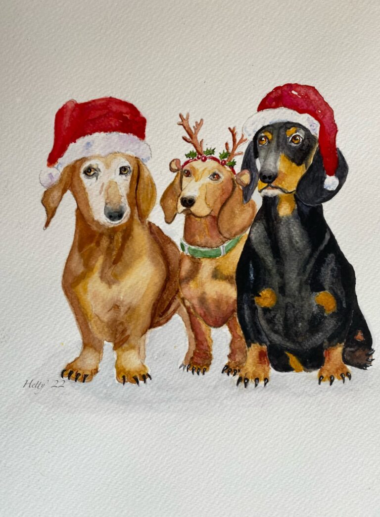 Christmas, watercolor