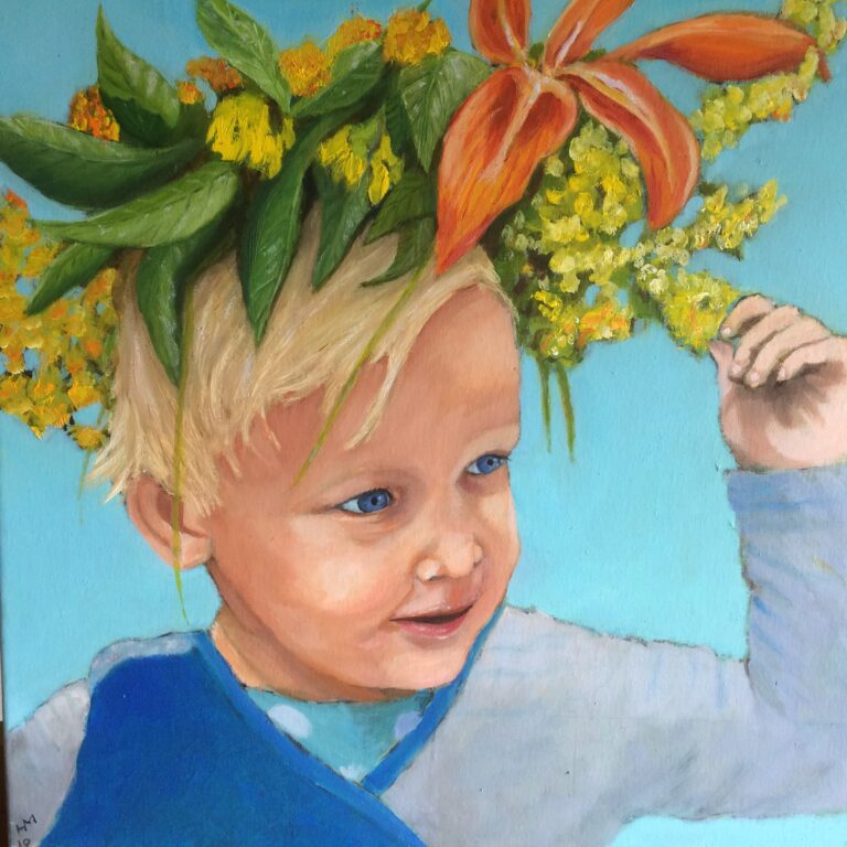 Linde, acrylics on canvas
