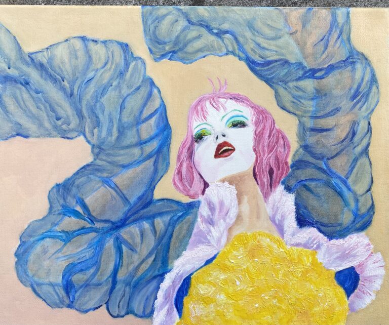 Lily Akuma, Oil on canvas 30/40 cm